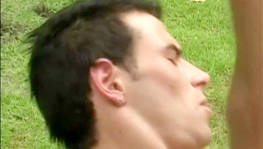 Outdoors Surprise ~ Amateur Dudes Thrill in Unlikely Threesome Adventure