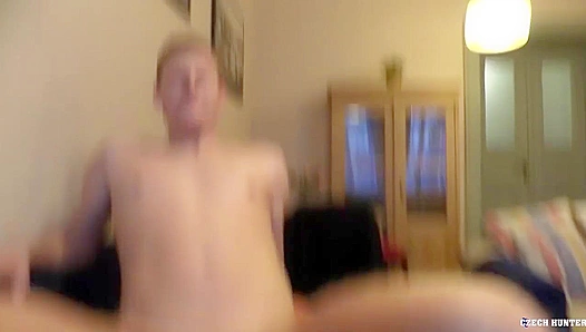 Czech Hunter ~ Amateur Hottie Loves That Big Dick In His Tight Ass