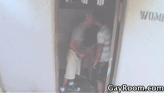 Marc Peron and His Boys Get Wild for a Public Quickie - Gay XXX