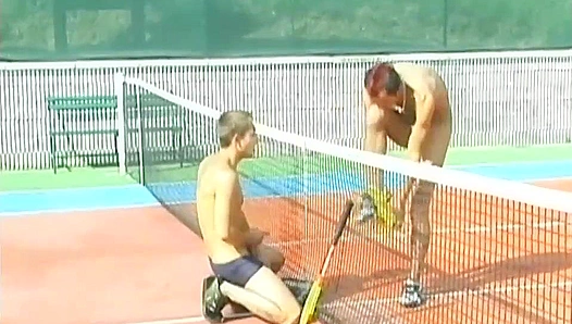 Passionate Outdoor Fuck ~ Skinny Tennis Hotties Go Wild