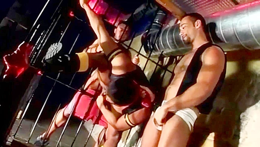 Muscle Men Pound Each Other Raw Behind Bars