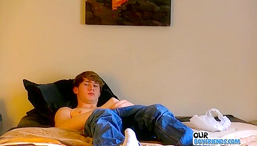 Tyler Strokes His Gorgeous Man-Meat  - OurBoyFriends
