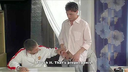 Hot Classroom Anal and Sensual Cock Sucking with a Horny Duo - Staxus