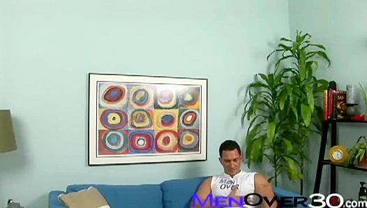 Iron Man Masturbates Seductively, Showing Off His Mature Ass