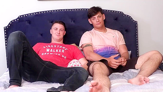 -ass Blessed Brunette Bottoms for His Massive Dicked Lover - Extra Scenes Included!