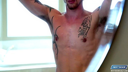 Jake Riley's Secret Bathroom Encounter with His Curious Neighbor