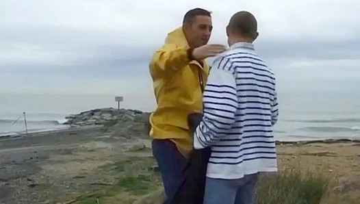 Tall Dudes Pound Hard After Beach Stroll