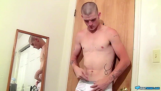 Freaky Solo Cum in His Undies - Undie Twink Delight