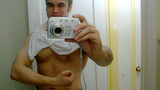 Chubby Muscle Stud Flexes His Hot Body - OurBoyFriends