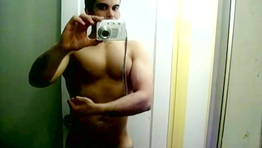Chubby Muscle Stud Flexes His Hot Body - OurBoyFriends