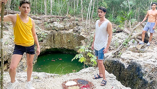 Kinky Cancun Fuck ~ Two Hot Latinos Spit Roast Me Wildly