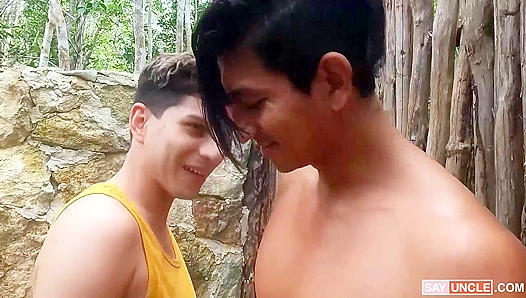 Kinky Cancun Fuck ~ Two Hot Latinos Spit Roast Me Wildly