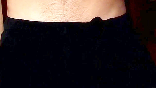 Beard Daddy Fucks Mirror with Black Dildo - Bonus Fetish