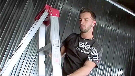 Cocky Boys Climb Ladder for Hot Gay Sex
