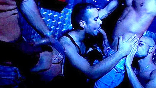 Party Boys Suck Dick Wildly at the Club - Bonus Fetish Fun