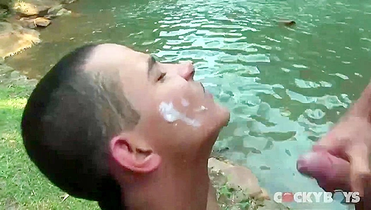 Flippin' Hot Sex ~ Two Gorgeous Studs Go at It Wildly