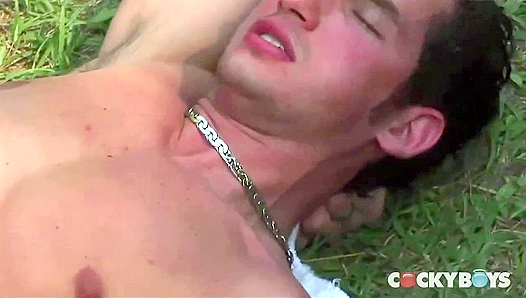 Flippin' Hot Sex ~ Two Gorgeous Studs Go at It Wildly