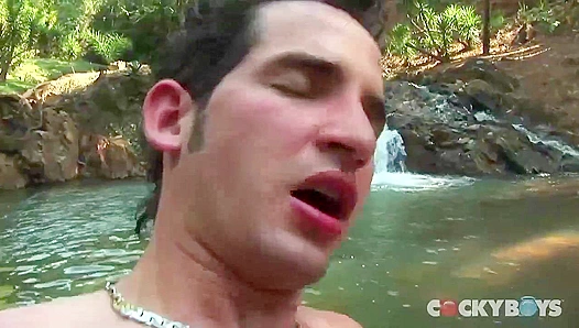 Flippin' Hot Sex ~ Two Gorgeous Studs Go at It Wildly