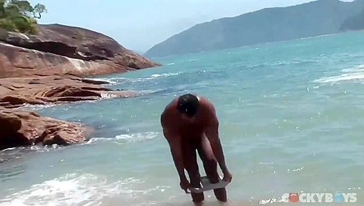 Outdoor Stroke ~ Muscular Hispanic Hottie Shows Off His Perfect Dick - Cocky Boys