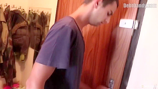 Hairy Ass Gets Stretched by Big Toy - Debt Dandy