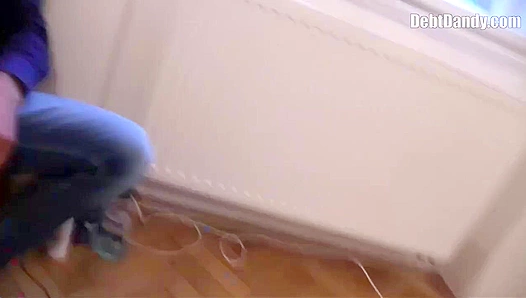 Hairy Hunk in Debt Degraded by His Creditor