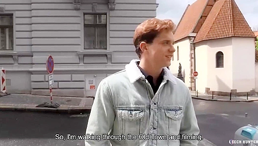 Czech Hunter Fucks Hot Guy's Ass Like a Slut