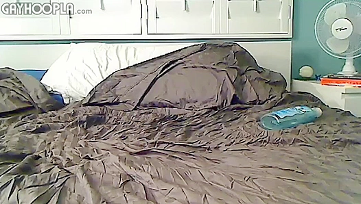 Barry's Bedside Masturbation Session -GayHoopla