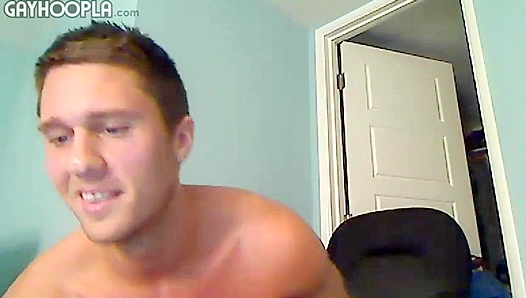 Barry's Bedside Masturbation Session -GayHoopla