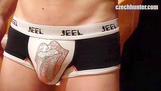 Czech Hunter ~ Amateur Stud Sucks Hard for Messy Facial Finish