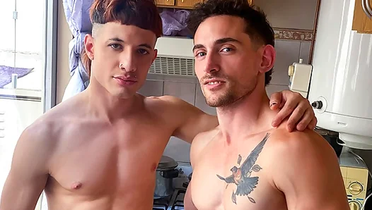 Kinky Passenger Seduces Taxi Driver for His First Intense Anal Orgasm