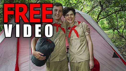 Scout's Massive Cock Takes Camp to New Levels