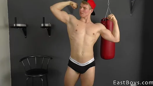 Muscle Flex - Hot 18-Year-Old Auditioning for Gay Porn Role