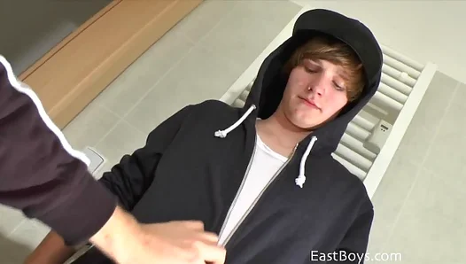 Bathroom Handjob With Hot Guy Antony Carter