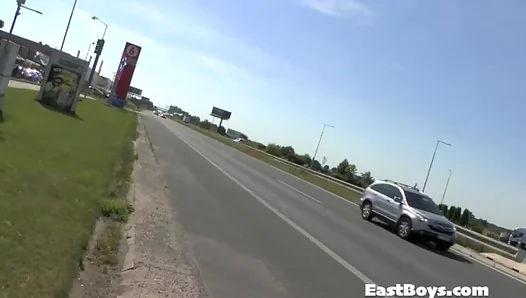 Summer Handjob Fun in the Sun