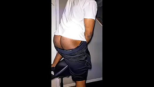 Horny Guy Humping Bed With His Big Cock Until Moaning Cumshot