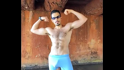 I took a bath in the river and got a hard-on