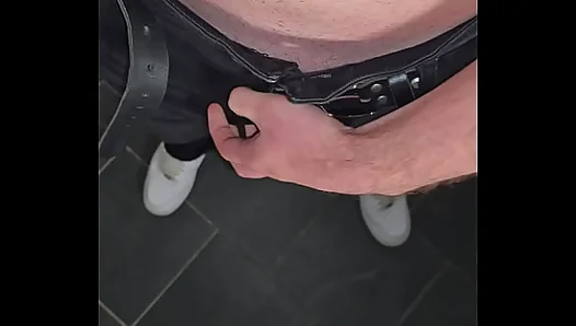 Masked Gay Dom’s Jeans Bulge Power Display