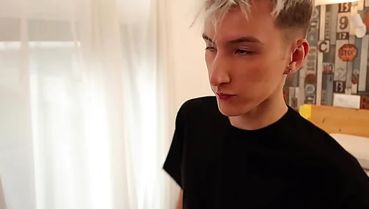 She showed her stepbrother how to be a slut. His stepdad appreciated his efforts