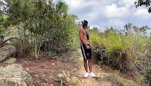 Cruising in the middle of the mountain