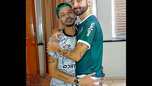 I fucked the straight guy's ass from Palmeiras