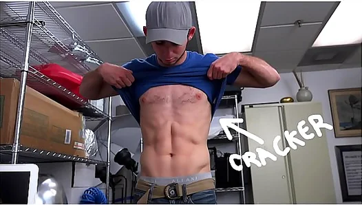 FUCK YOU CRACKER - New Hiree Toby Showing Off His Abs'Gets Big Black Dick In His Ass