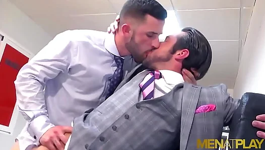 MENATPLAY Gays In Suits Mike De Marko And Sunny Colucci Fuck