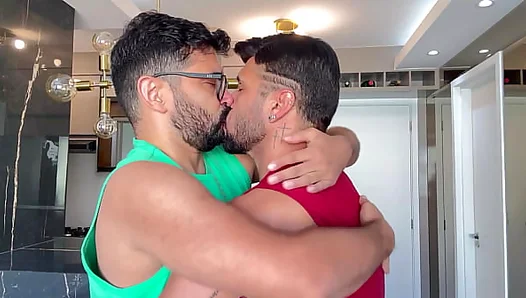 MARCOS GOIANO - FUCKED BY THE WELL-ENDOWED TATTOOED GUY HUNGRY FOR ASS - GAY SEX WITH A