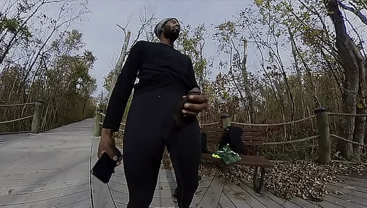 More risky public jerkoff content