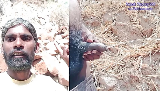 Rajesh Playboy 993 public outdoor Jungle pissing on the rock hill Golden shower spanking