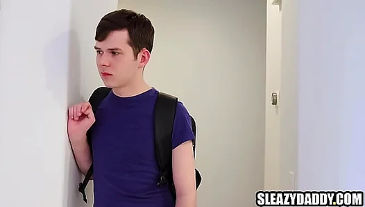 Stepdad and stepson have gay sex when stepmom isn't home