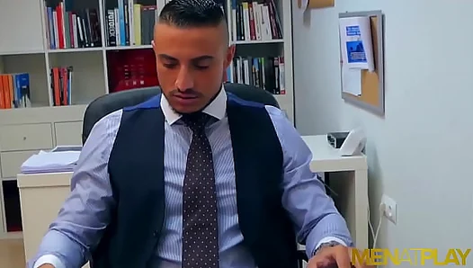 MENATPLAY Klein Kerr Anal Fucks Suited Gay Boss James Castle