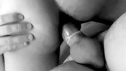 Amateur B&W Passion ~ Two Horny Hotties Get Wild on the Bed