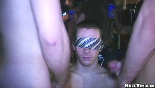 Circle Jerk Session Ends with a Massive Facial - Haze Him