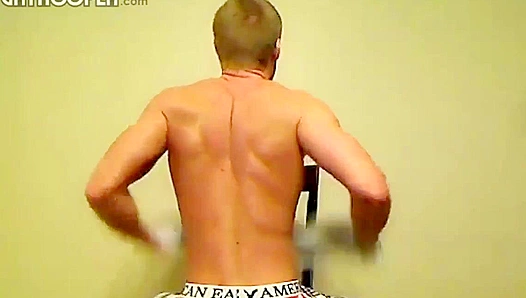 Tanned Amateur Stud Strokes His Perfect Dick